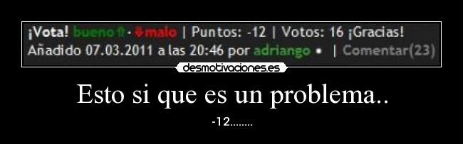 Esto si que es un problema.. - 