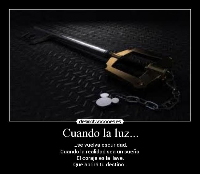Cuando la luz... -
