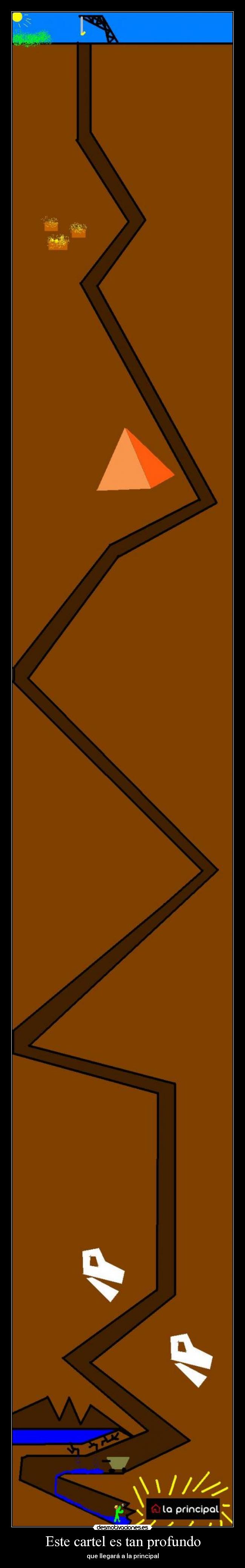 Este cartel es tan profundo -