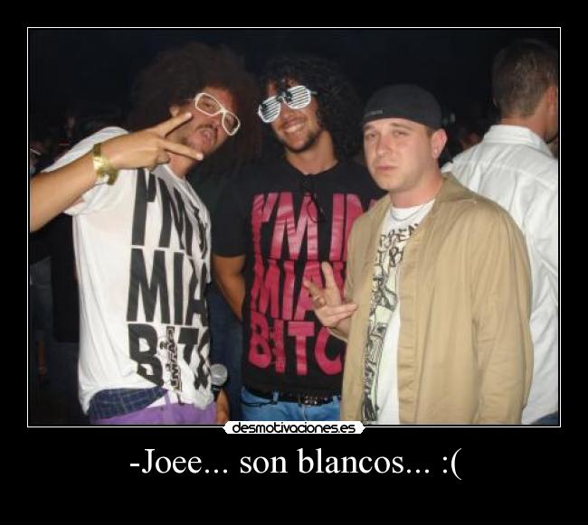 carteles lmfao blanco party desmotivaciones