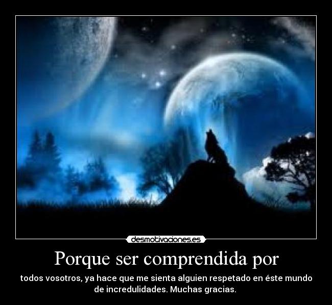 Porque ser comprendida por - 