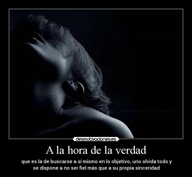 A la hora de la verdad - 