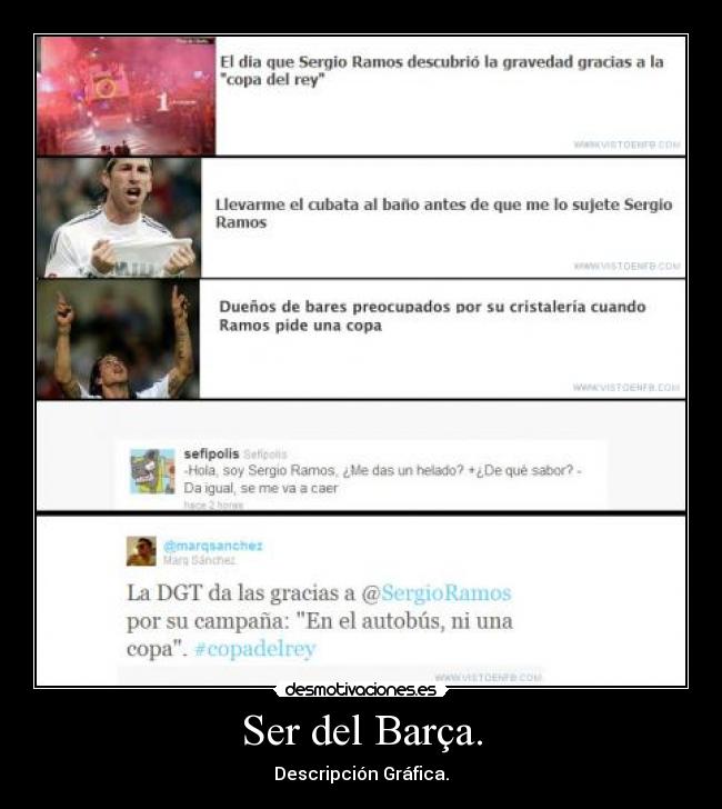 Ser del Barça. - Descripción Gráfica.