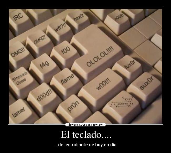 El teclado.... - 