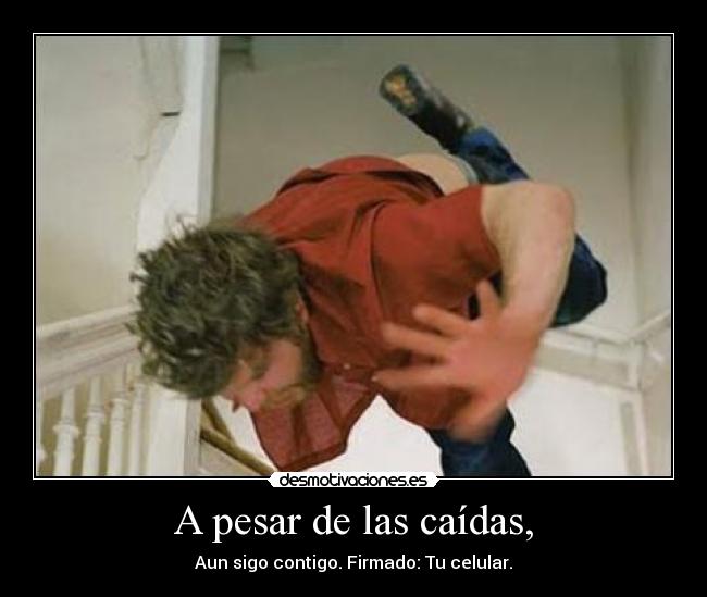 A pesar de las caídas, - 