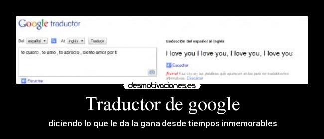 Traductor de google - 