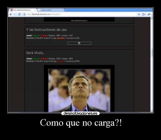 carteles mourinho principal google chrome rallada desmotivaciones