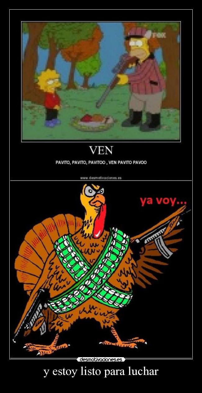 y estoy listo para luchar - 