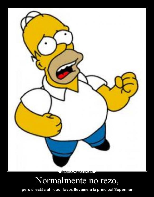 Normalmente no rezo, - 