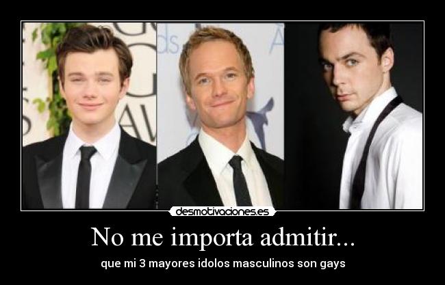 carteles glee barney sheldon chris desmotivaciones