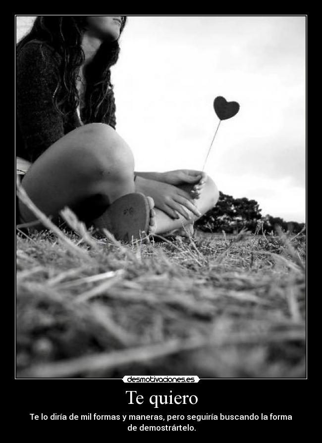 Te quiero -