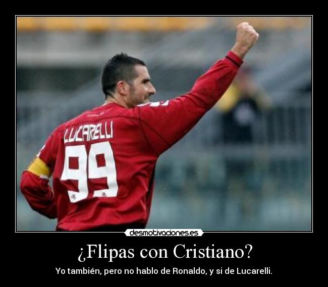 ¿Flipas con Cristiano? -