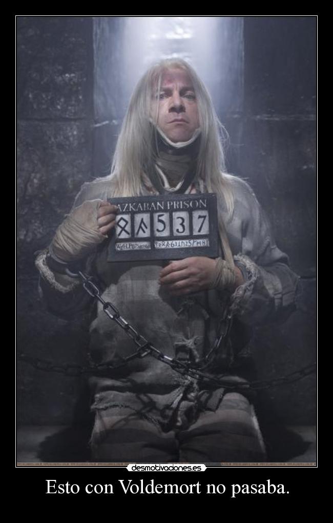 Esto con Voldemort no pasaba. - 