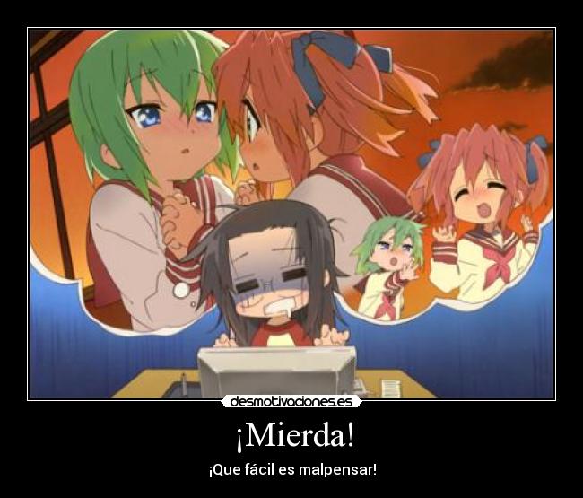 carteles lucky star desmotivaciones