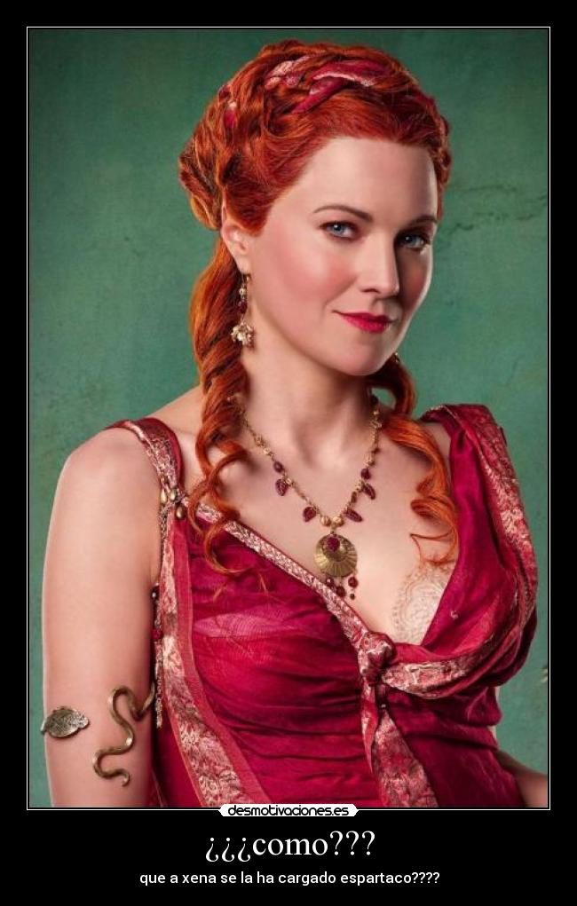 ¿¿¿como??? - que a xena se la ha cargado espartaco????
