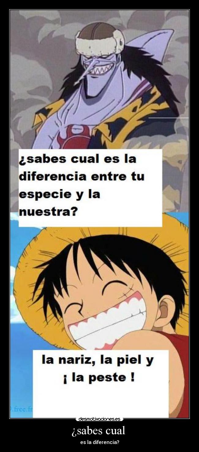 ¿sabes cual  - es la diferencia?
