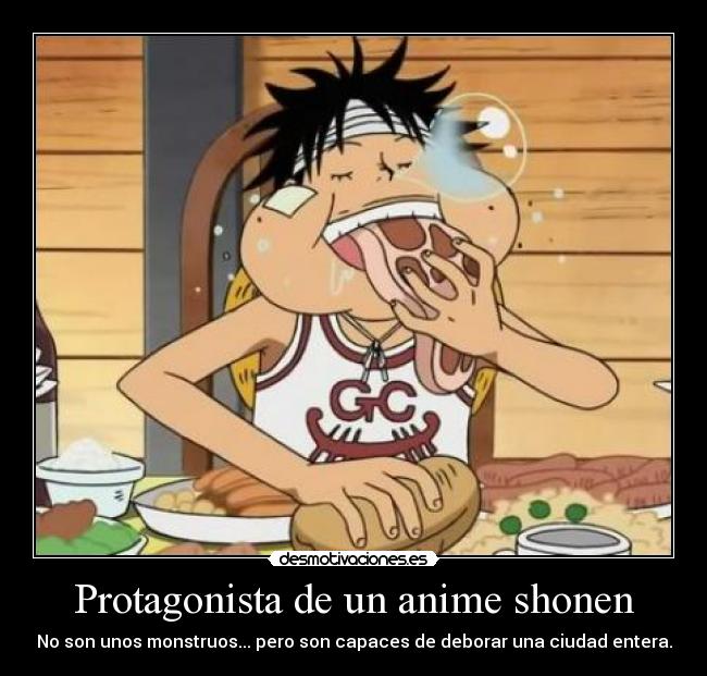 Protagonista de un anime shonen -