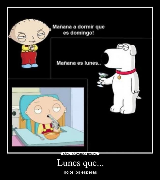 carteles lunes desmotivaciones