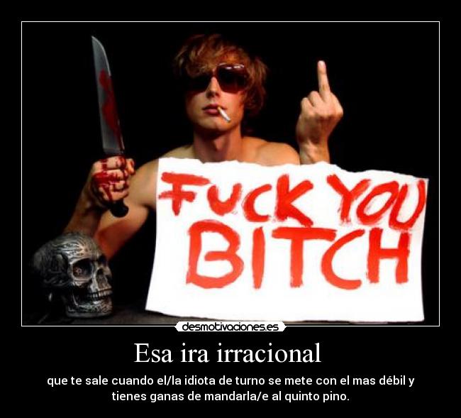 Esa ira irracional  - 