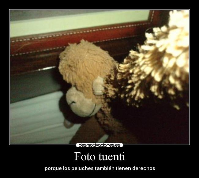 Foto tuenti - porque los peluches también tienen derechos