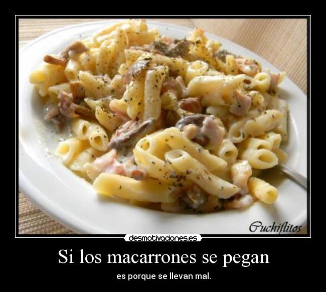 carteles macarrones desmotivaciones