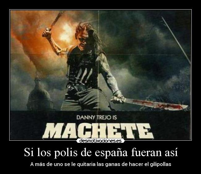 Si los polis de españa fueran así -