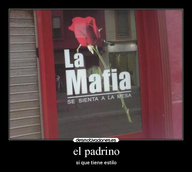 carteles padrino mafia desmotivaciones