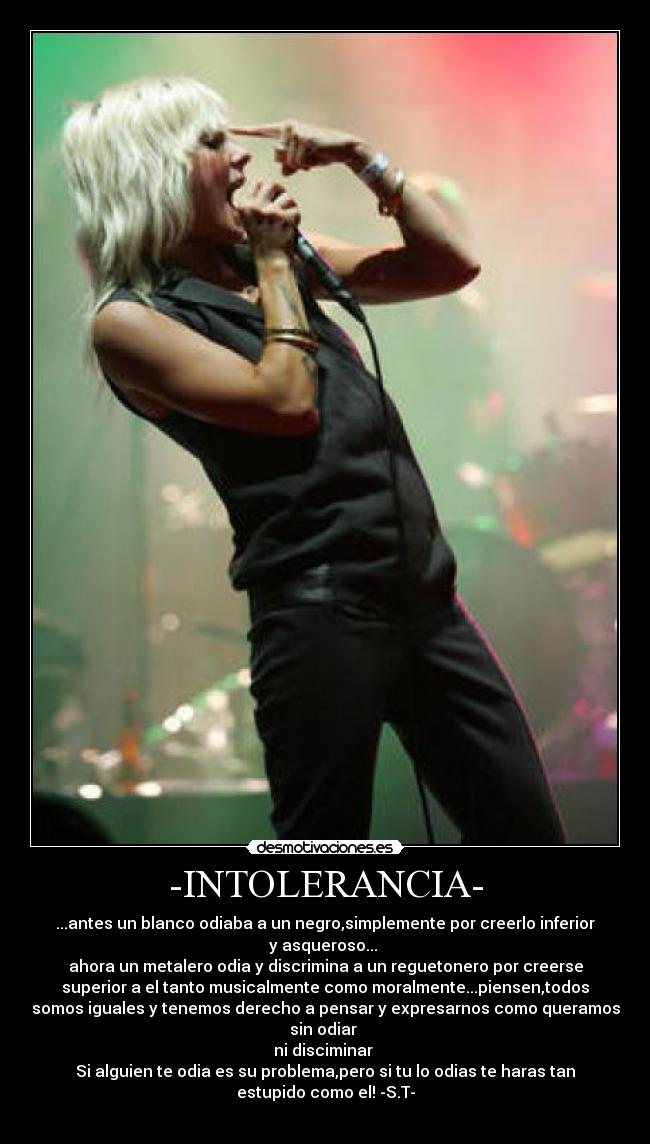 -INTOLERANCIA- - 