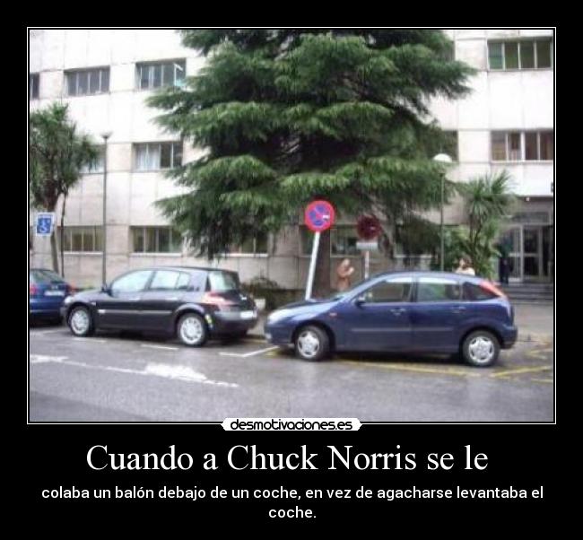 Cuando a Chuck Norris se le -