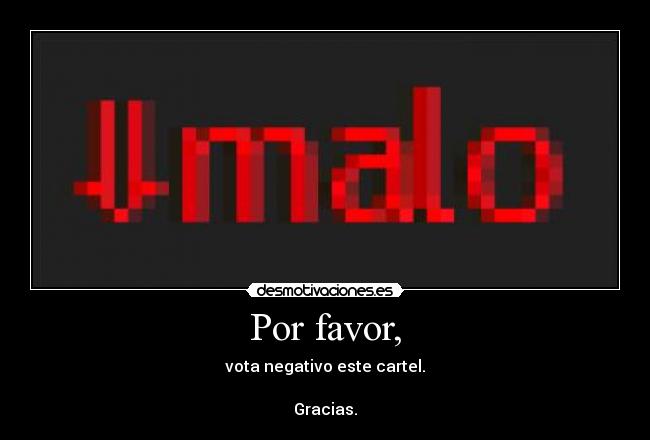 Por favor, - 