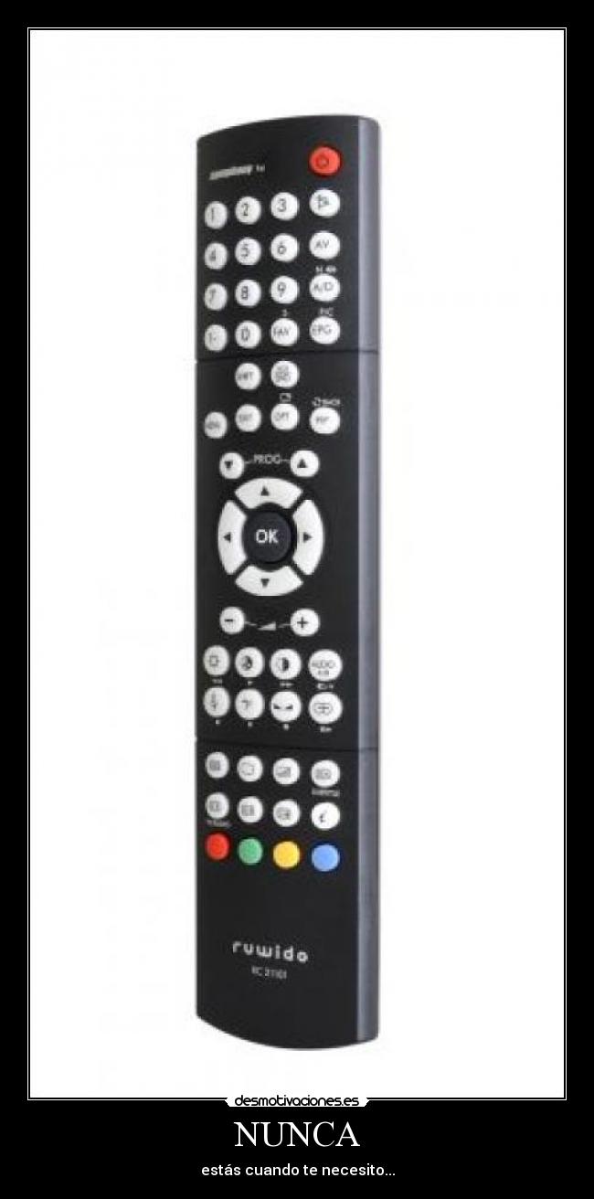 NUNCA - estás cuando te necesito...