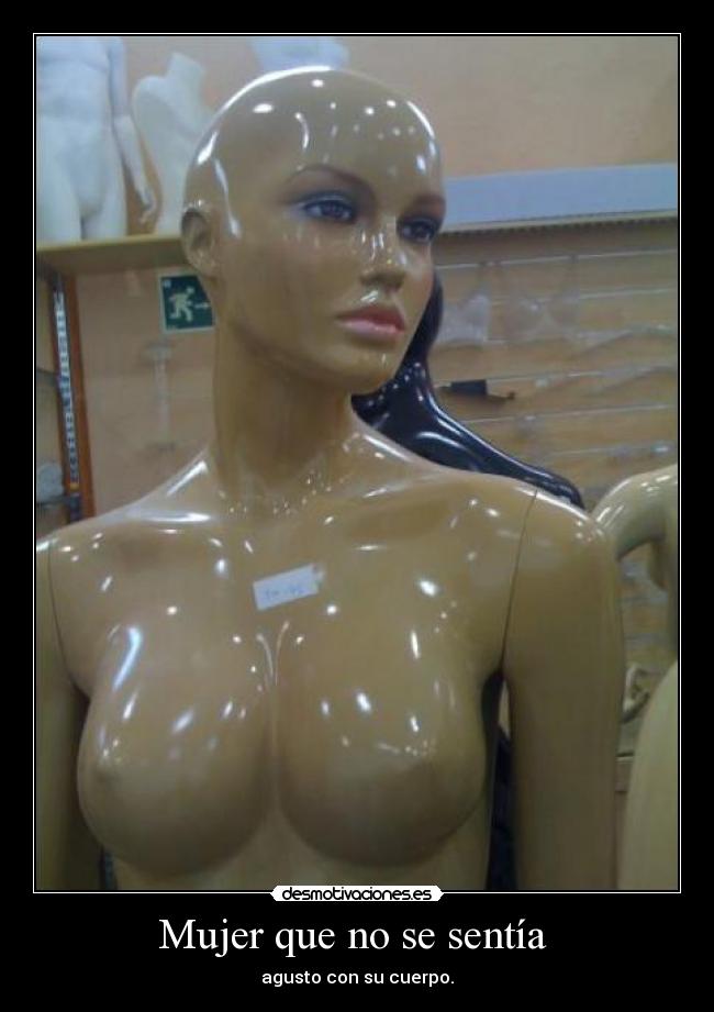 Mujer que no se sentía - agusto con su cuerpo.