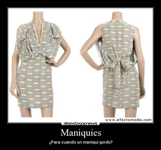 Maniquies - ¿Para cuando un maniqui gordo?