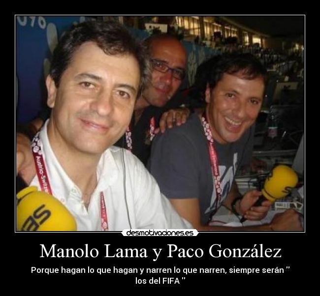 Manolo Lama y Paco González -