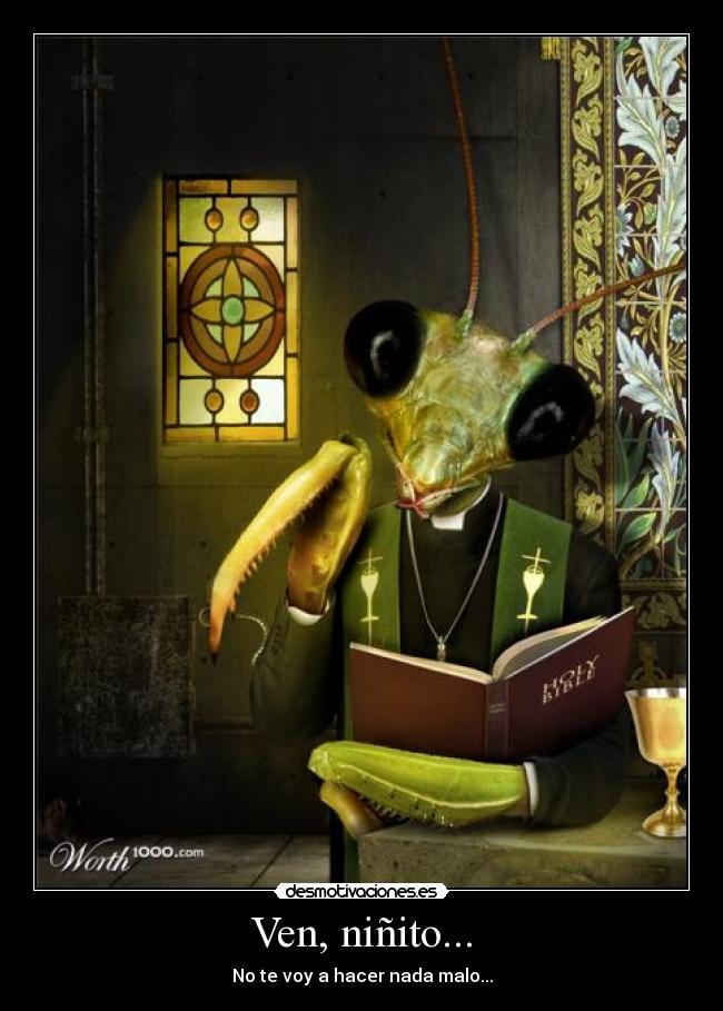 Ven, niñito... - No te voy a hacer nada malo...