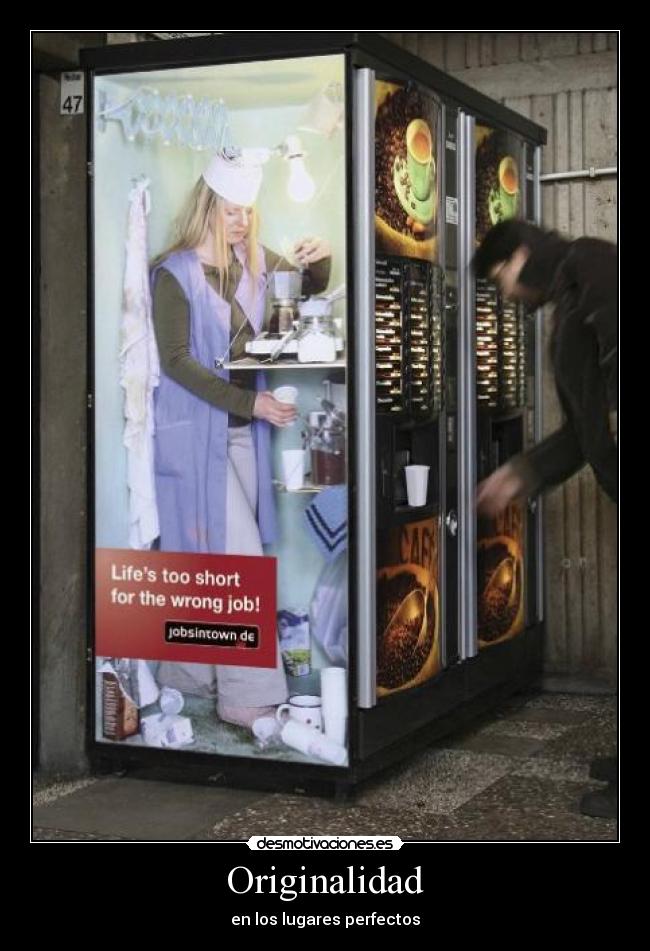 Originalidad - en los lugares perfectos
