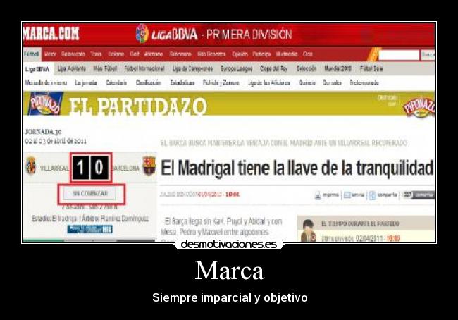 Marca - Siempre imparcial y objetivo