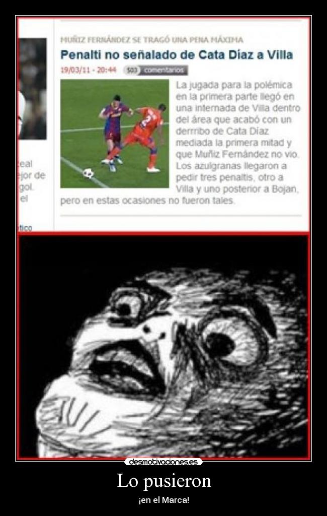 Lo pusieron - ¡en el Marca!