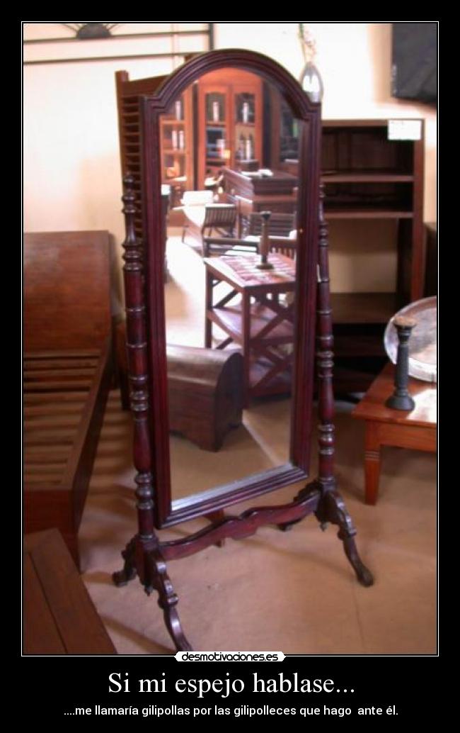 Si mi espejo hablase... - 