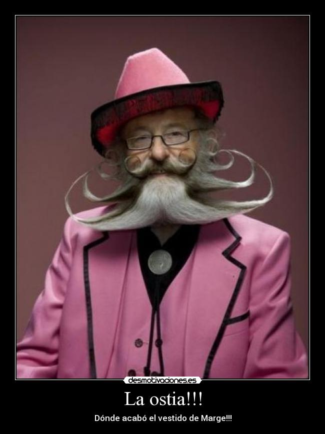 La ostia!!! - Dónde acabó el vestido de Marge!!!