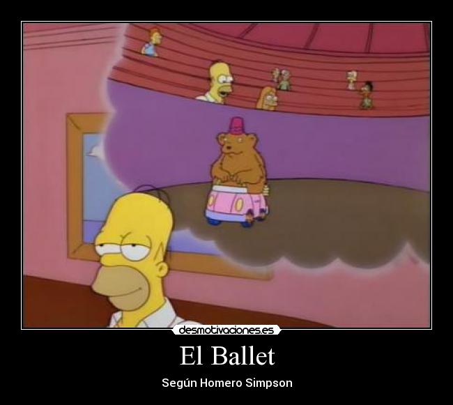 El Ballet - Según Homero Simpson