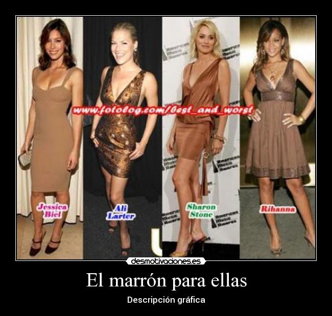 El marrón para ellas - Descripción gráfica