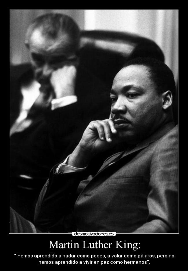 carteles hemos aprendido nadar como peces volar como pajaros pero hemos aprendido vivir paz desmotivaciones