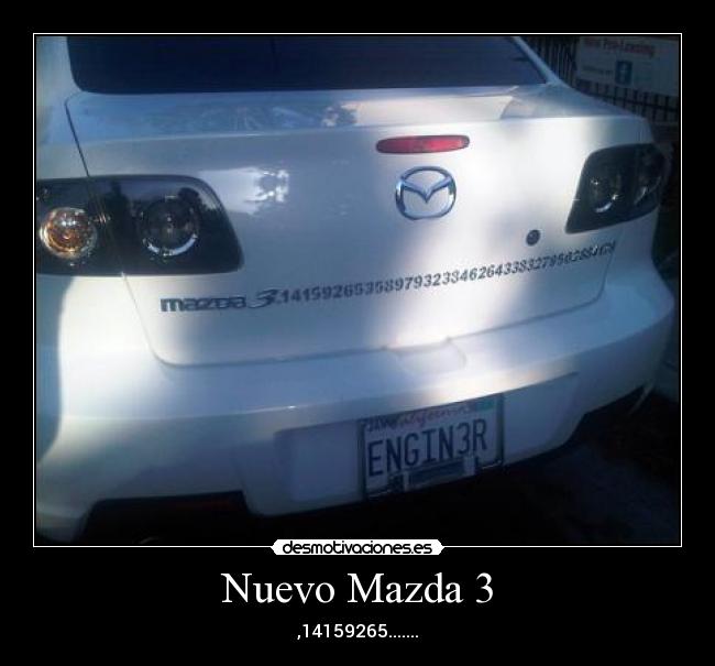 Nuevo Mazda 3 - ,14159265.......