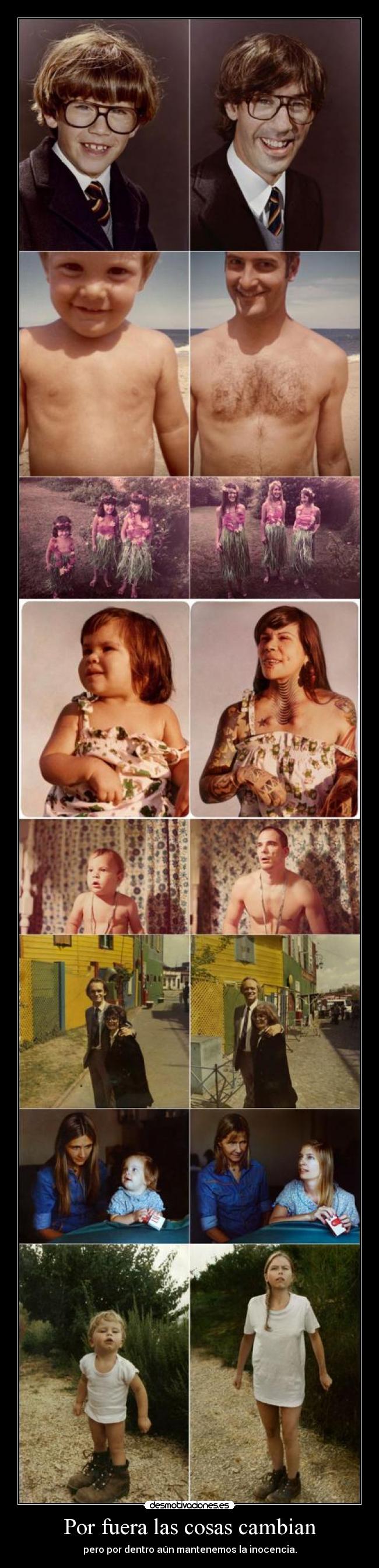 Por fuera las cosas cambian -