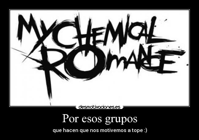 Por esos grupos -