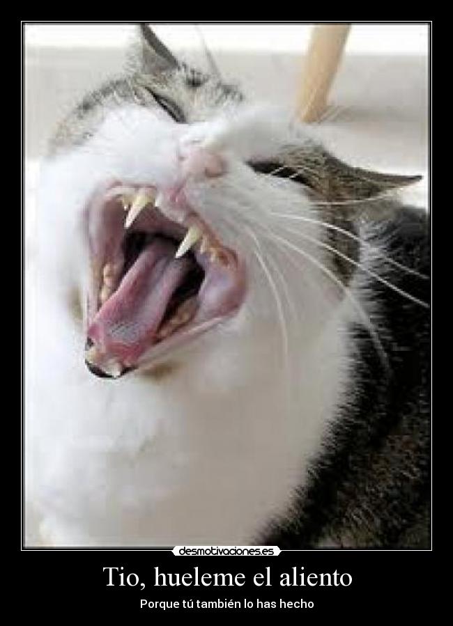 Tio, hueleme el aliento - 