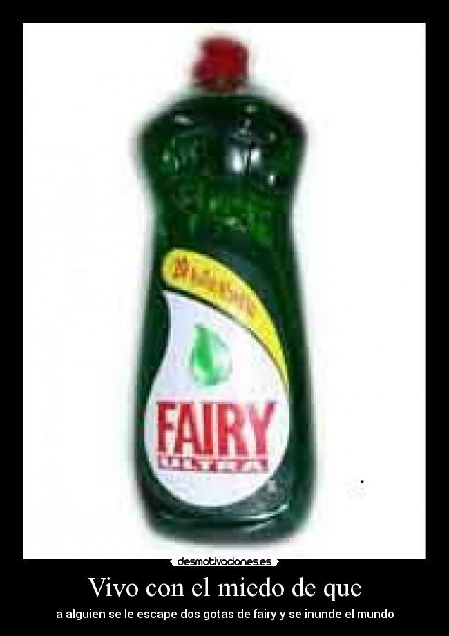 Vivo con el miedo de que -