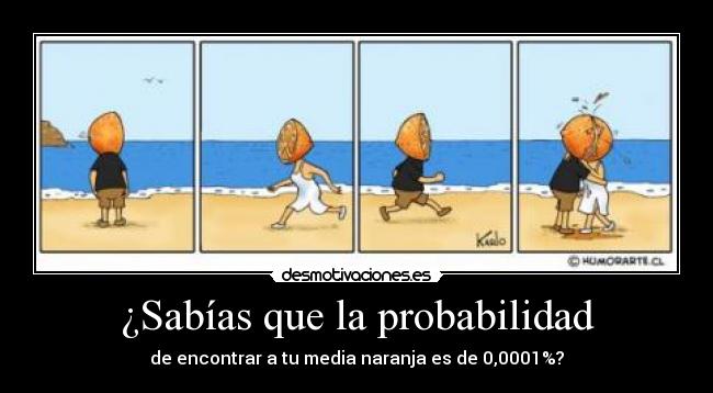 ¿Sabías que la probabilidad -