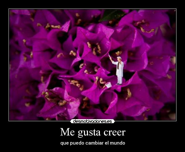 Me gusta creer -